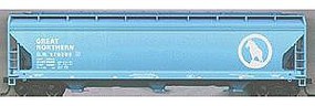 47' 3-Bay Center Flow Covered Hopper - Great Northern HO Scale Model Train Freight Car #2057