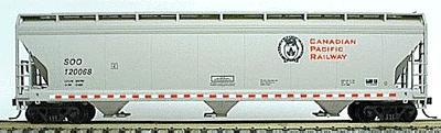 Accurail 47 3-Bay Center Flow Covered Hopper Canadian Pacific HO Scale Model Train Freight Car #2058