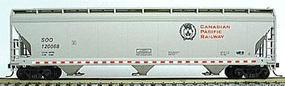 Accurail 47' 3-Bay Center Flow Covered Hopper Canadian Pacific HO Scale Model Train Freight Car #2058 Accurail 47' 3-Bay Center Flow Covered Hopper Canadian Pacific HO Scale Model Train Freight Car #2058