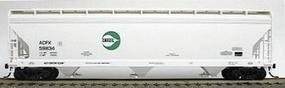 47' 3-Bay Center Flow Covered Hopper Kit Cargill HO Scale Model Train Freight Car #2065