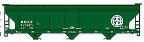 BNSF ACF 3-Bay Centerflow Covered Hopper Kit HO Scale Model Train Freight Car #2093