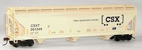 Accurail 47' 3-Bay Center-Flow Covered Hopper CSX HO Scale Model Train Freight Car #2099