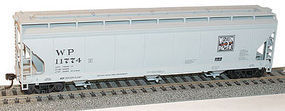 3-Bay Center-Flow Covered Hopper Kit Western Pacific HO Scale Model Train Freight Car #2104