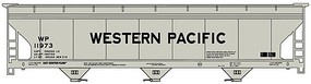 Accurail ACF 47' 3-Bay Center-Flow Covered Hopper WP #11973 HO Scale Model Train Freight Car Kit #2111