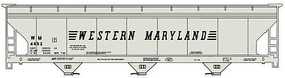 Accurail ACF 47' 3-Bay Center-Flow Covered Hopper WM #4652 HO Scale Model Train Freight Car Kit #2113