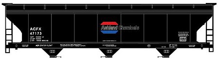 Accurail ACF 47 3-Bay Center-Flow Covered Hopper AC HO Scale Model Train Freight Car Kit #2114