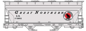 Accurail ACF 2-bay Center-Flow Covered Hopper GN #173852 HO Scale Model Train Freight Car Kit ##2203