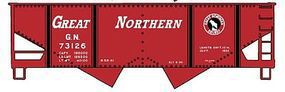 Accurail 55-Ton 2-Bay Hopper 3-Pack Kit Great Northern HO Scale Model Train Freight Car #23025 Accurail 55-Ton 2-Bay Hopper 3-Pack Kit Great Northern HO Scale Model Train Freight Car #23025