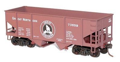 Accurail Great Northern 55-Ton Canton Twin Hopper Kit #73659 HO Scale Model Train Freight Car #2304