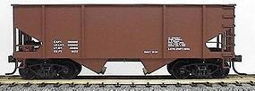 Great Northern 2-Bay Hopper - Data Only (Mineral Red) HO Scale Model Train Freight Car #2398