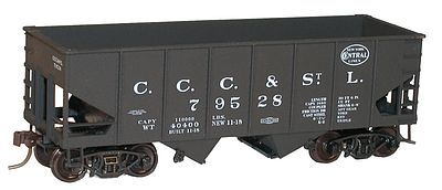 Accurail USRA 55-Ton 2-Bay Hopper - Kit - Big Four CCC&St.L HO Scale Model Train Freight Car #24012