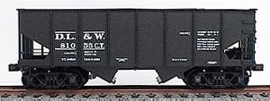 Accurail USRA 55-Ton 2-Bay Coal Hopper Kit Delaware, Lackawanna HO Scale Model Train Freight Car #2405