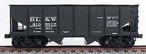 USRA 55-Ton 2-Bay Coal Hopper Kit Delaware, Lackawanna HO Scale Model Train Freight Car #2405