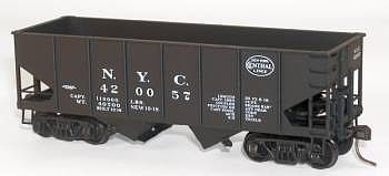 Accurail 2-Bay 55-Ton Open Hopper Kit New York Central #420057 HO Scale Model Train Freight Car #24091