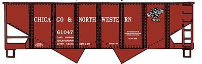 Accurail Chicago & North Western USRA 55-Ton Hopper Kit HO Scale Model Train Freight Car #2425