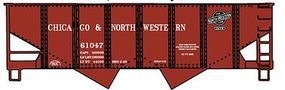 Accurail Chicago & North Western USRA 55-Ton Hopper Kit HO Scale Model Train Freight Car #2425 Accurail Chicago & North Western USRA 55-Ton Hopper Kit HO Scale Model Train Freight Car #2425