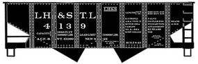 Accurail USRA 55-Ton Twin Open Coal Hopper LH&StL #4139 HO Scale Model Train Freight Car Kit #2437 Accurail USRA 55-Ton Twin Open Coal Hopper LH&StL #4139 HO Scale Model Train Freight Car Kit #2437