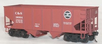 Accurail Twin Hopper 3-Number Set Kits - Colorado & Southern HO Scale Model Train Freight Car #24641
