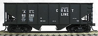 Accurail USRA 2-Bay 55-Ton Open Coal Hopper Atlantic Coast Line HO Scale Model Train Freight Car #2538