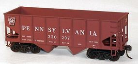 Accurail 2-Bay 55-Ton Open Hopper Pennsylvania Railroad #220297 HO Scale Model Train Freight Car #25441 Accurail 2-Bay 55-Ton Open Hopper Pennsylvania Railroad #220297 HO Scale Model Train Freight Car #25441