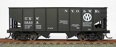 Accurail 2-Bay 55-Ton Open Hopper New York, Ontario & Western HO Scale Model Train Freight Car #25482