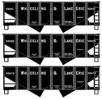 Accurail USRA Twin Hop W&LE 3 Cars Accurail USRA Twin Hop W&LE 3 Cars