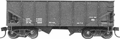 Accurail USRA 55-Ton Hopper Data Only HO Scale Model Train Hopper Car #2597