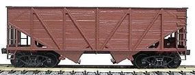 Accurail Undecorated 55-Ton Woodside Twin Hopper HO Scale Model Train Freight Car #2700