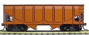 Accurail Undecorated 55-Ton Panel Side Twin Hopper HO Scale Model Train Freight Car #2800