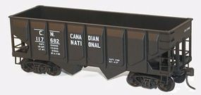 Accurail 55-Ton Panel-Side Two-Bay Hopper Kit Canadian National HO Scale Model Train Freight Car #28111 Accurail 55-Ton Panel-Side Two-Bay Hopper Kit Canadian National HO Scale Model Train Freight Car #28111