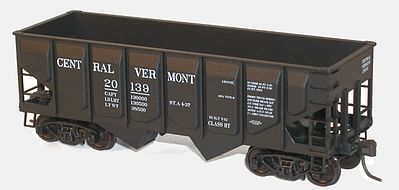 Accurail 55-Ton Panel-Side 2-Bay Hopper Central Vermont HO Scale Model Train Freight Car #28122
