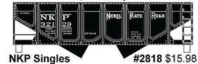 Accurail 55 Ton PS Bay Hopper Nickel Plate Road HO Scale Model Train Freight Car #2818 Accurail 55 Ton PS Bay Hopper Nickel Plate Road HO Scale Model Train Freight Car #2818