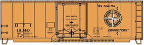 Accurail 40' Steel Plug Door Boxcar Detroit, Toledo, & Ironton HO Scale Model Train Freight Car #31072 Accurail 40' Steel Plug Door Boxcar Detroit, Toledo, & Ironton HO Scale Model Train Freight Car #31072