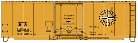 Accurail Insulated Steel Box Ann Arbor HO Scale Model Train Freight Car #31291