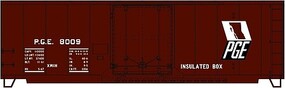 Accurail 40' Insulated Steel Boxcar PGE Accurail 40' Insulated Steel Boxcar PGE