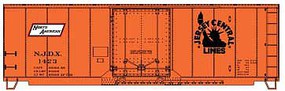 Accurail AAR 40' Insulated Plug-Door Boxcar Kit CNJ #1423 HO Scale Model Train Freight Car #3137