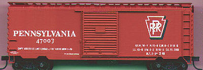Accurail Pennsylvania 40 Steel PS1 Boxcar HO Scale Model Train Freight Car #3421