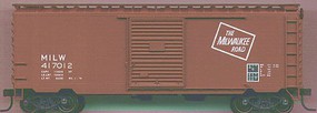 Accurail 40' PS-1 Steel Boxcar Kit (Plastic) Milwaukee Road HO Scale Model Train Freight Car #3425 Accurail 40' PS-1 Steel Boxcar Kit (Plastic) Milwaukee Road HO Scale Model Train Freight Car #3425