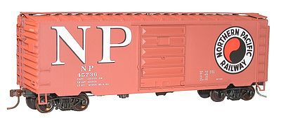Accurail 40 PS-1 Steel Boxcar - Kit - Northern Pacific #45736 HO Scale Model Train Freight Car #34371