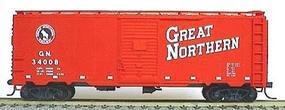 AAR 40' Single-Door Steel Boxcar - Kit Great Northern HO Scale Model Train Freight Car #3509