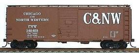 Accurail 40' Single-Door Steel Boxcar Chicago & North Western HO Scale Model Train Freight Car #3513 Accurail 40' Single-Door Steel Boxcar Chicago & North Western HO Scale Model Train Freight Car #3513