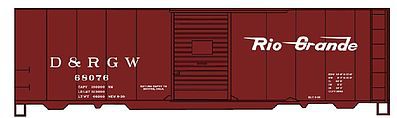 Accurail 40 Single-Door Steel Boxcar D&RGW HO Scale Model Train Freight Car #35391