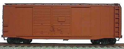 Accurail 40 Double-Door Boxcar - Kit - Undecorated HO Scale Model Train Freight Car #3600