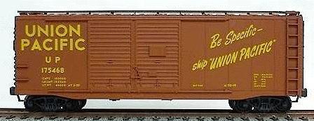 Accurail 40 AAR Double-Door Boxcar Kit (Plastic) Union Pacific HO Scale Model Train Freight Car #3605