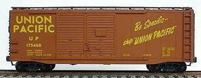 Accurail 40' AAR Double-Door Boxcar Kit (Plastic) Union Pacific HO Scale Model Train Freight Car #3605 Accurail 40' AAR Double-Door Boxcar Kit (Plastic) Union Pacific HO Scale Model Train Freight Car #3605