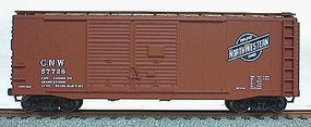 Accurail 40' Double-Door Boxcar Kit Chicago & North Western HO Scale Model Train Freight Car #3612 Accurail 40' Double-Door Boxcar Kit Chicago & North Western HO Scale Model Train Freight Car #3612