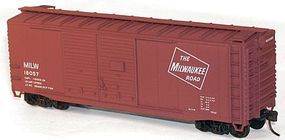 Accurail 40' Double-Door Boxcar Kit Milwaukee Road #16057 HO Scale Model Train Freight Car #36161 Accurail 40' Double-Door Boxcar Kit Milwaukee Road #16057 HO Scale Model Train Freight Car #36161