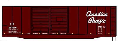 Accurail 40 Double-Door Boxcar - Kit - Canadian Pacific #297516 HO Scale Model Train Freight Car #3633