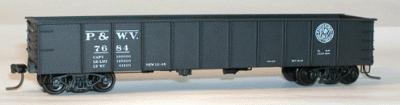Accurail 41 AAR Gondola 2-Pack - Pittsburgh & West Virginia HO Scale Model Train Freight Car #37039