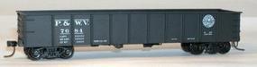 Accurail 41' AAR Gondola 2-Pack Pittsburgh & West Virginia HO Scale Model Train Freight Car #37039 Accurail 41' AAR Gondola 2-Pack Pittsburgh & West Virginia HO Scale Model Train Freight Car #37039